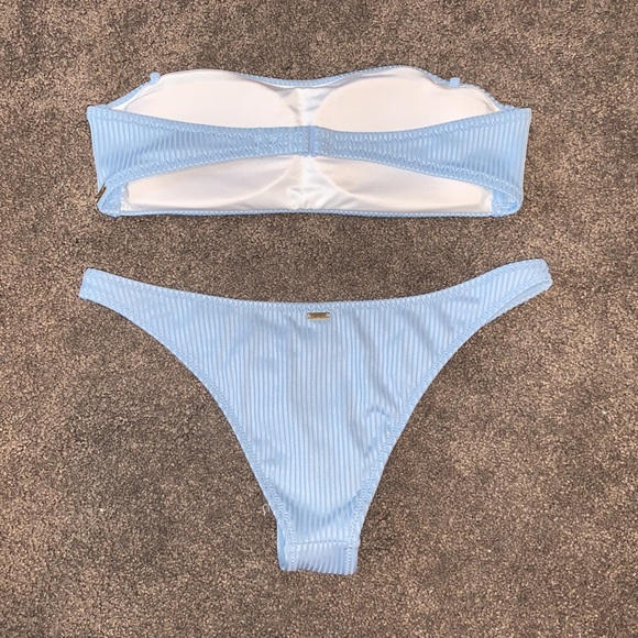 VS PINK Ribbed Bikini Set - Picture 2 of 5